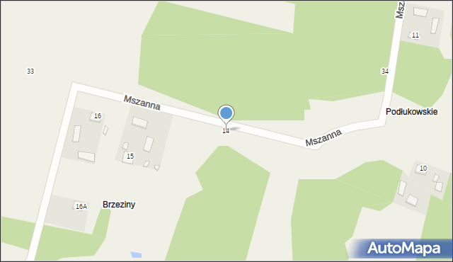 Mszanna, Mszanna, 14, mapa Mszanna