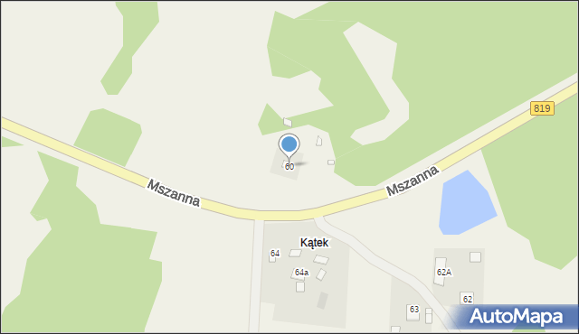 Mszanna, Mszanna, 60, mapa Mszanna