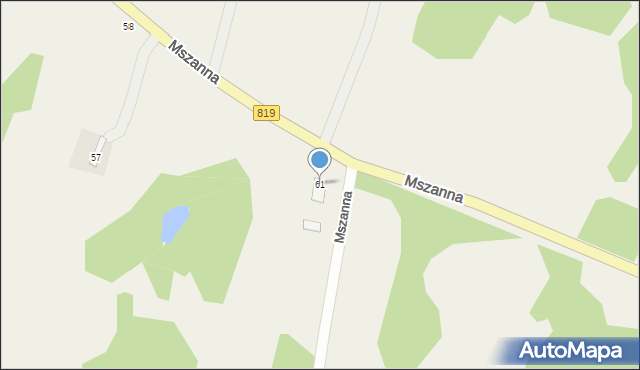 Mszanna, Mszanna, 61, mapa Mszanna