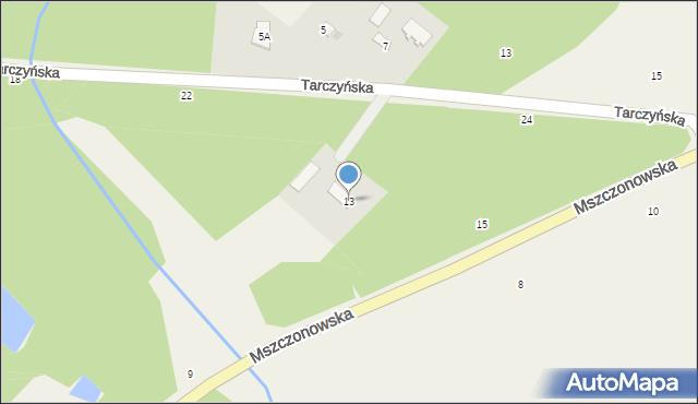 Piotrkowice, Mszczonowska, 13, mapa Piotrkowice