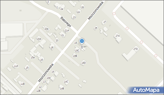 Rawa Mazowiecka, Mszczonowska, 22, mapa Rawa Mazowiecka