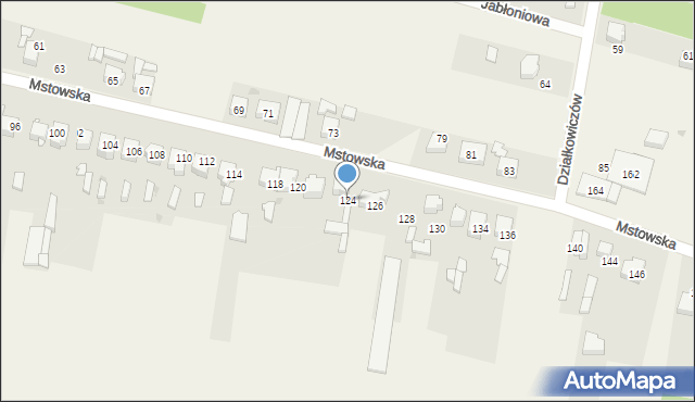 Rędziny, Mstowska, 124, mapa Rędziny