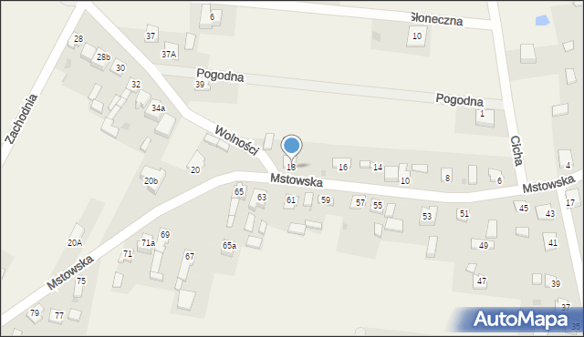 Rzerzęczyce, Mstowska, 18, mapa Rzerzęczyce