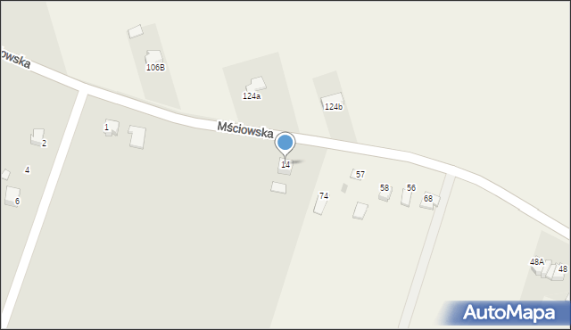 Sandomierz, Mściowska, 14, mapa Sandomierza