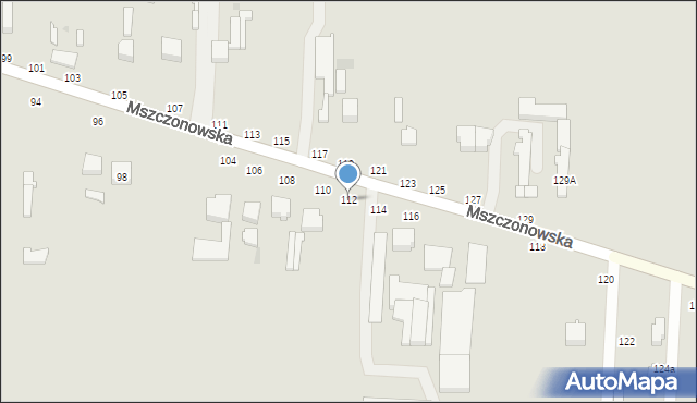 Skierniewice, Mszczonowska, 112, mapa Skierniewic