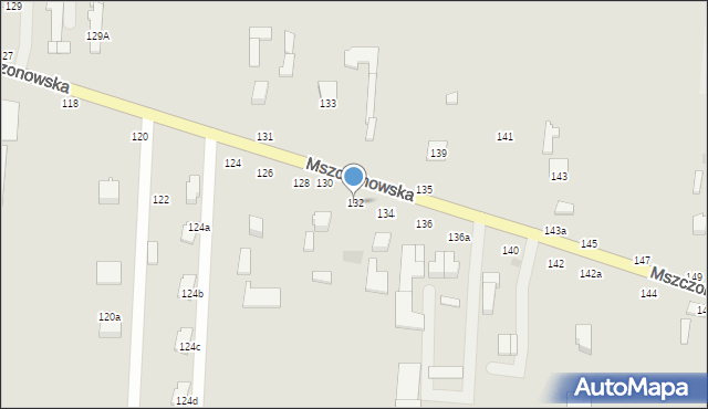 Skierniewice, Mszczonowska, 132, mapa Skierniewic