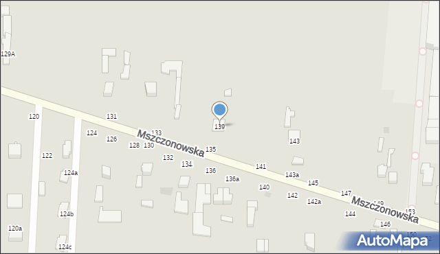 Skierniewice, Mszczonowska, 139, mapa Skierniewic