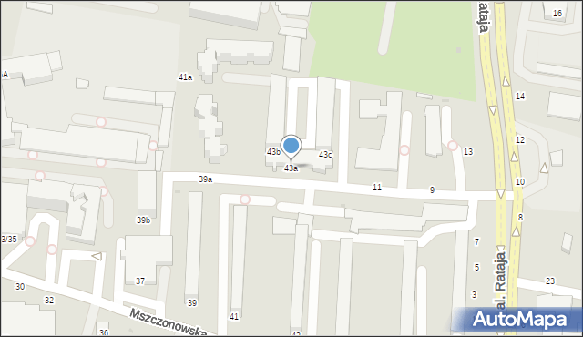 Skierniewice, Mszczonowska, 43a, mapa Skierniewic