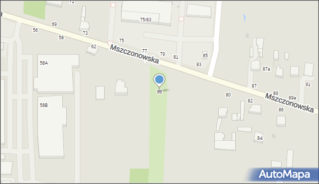 Skierniewice, Mszczonowska, 66, mapa Skierniewic