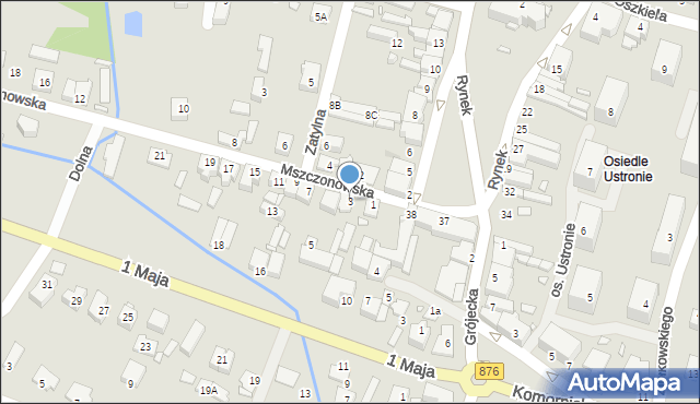 Tarczyn, Mszczonowska, 3, mapa Tarczyn