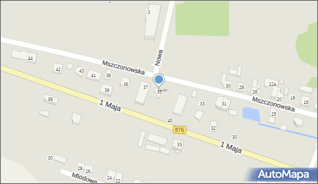 Tarczyn, Mszczonowska, 35, mapa Tarczyn