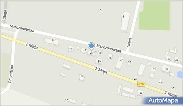 Tarczyn, Mszczonowska, 41, mapa Tarczyn