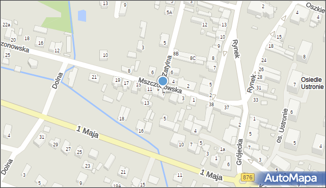 Tarczyn, Mszczonowska, 7, mapa Tarczyn