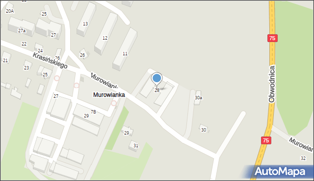 Bochnia, Murowianka, 28, mapa Bochni