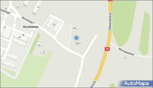 Bochnia, Murowianka, 30, mapa Bochni