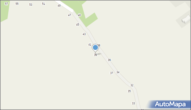 Giebułtów, Muzyczna, 39, mapa Giebułtów