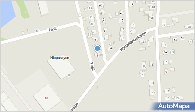 Gliwice, Murarska, 1, mapa Gliwic