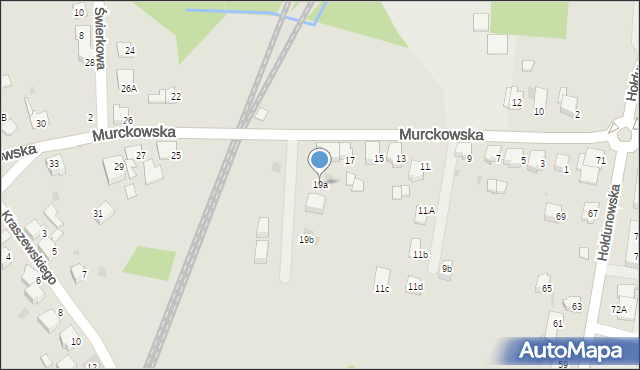 Lędziny, Murckowska, 19a, mapa Lędziny