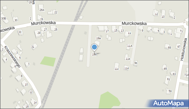 Lędziny, Murckowska, 19b, mapa Lędziny