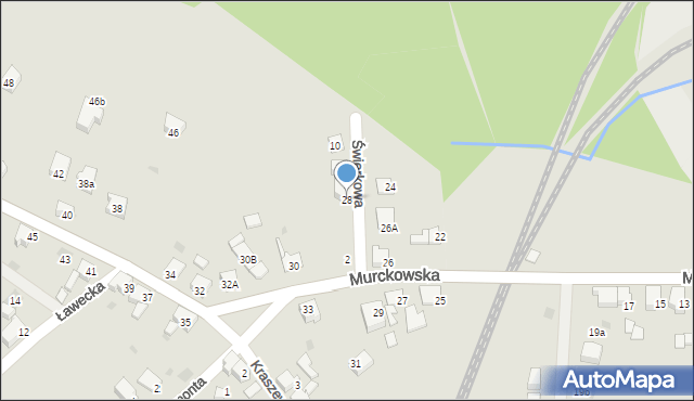 Lędziny, Murckowska, 28, mapa Lędziny