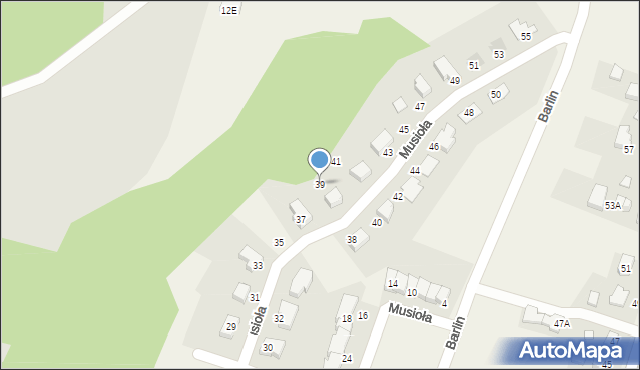 Marklowice, Musioła Pawła, 39, mapa Marklowice