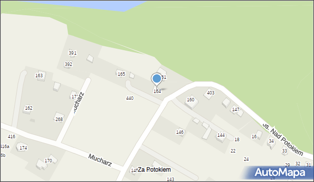 Mucharz, Mucharz, 164, mapa Mucharz