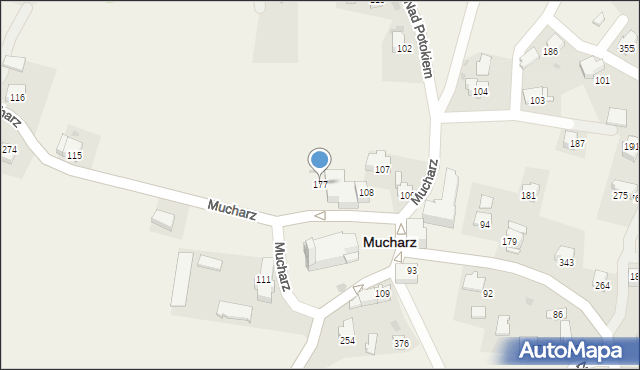 Mucharz, Mucharz, 177, mapa Mucharz