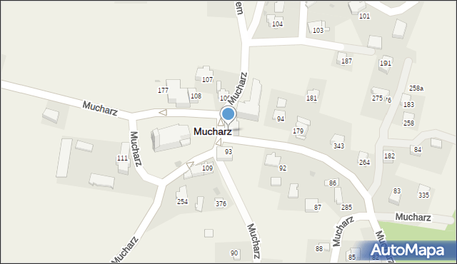 Mucharz, Mucharz, 95, mapa Mucharz
