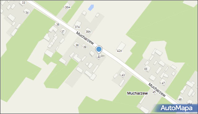 Mucharzew, Mucharzew, 41, mapa Mucharzew