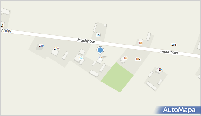 Muchnów, Muchnów, 17, mapa Muchnów