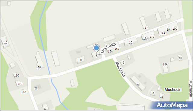 Muchocin, Muchocin, 16b, mapa Muchocin