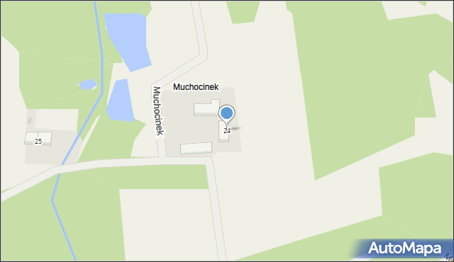 Muchocin, Muchocinek, 24, mapa Muchocin