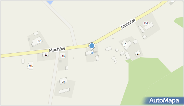 Muchów, Muchów, 18, mapa Muchów