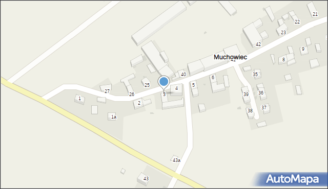 Muchowiec, Muchowiec, 3, mapa Muchowiec