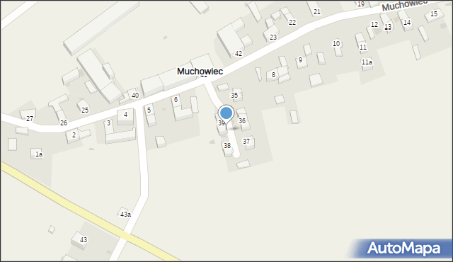 Muchowiec, Muchowiec, 39/1, mapa Muchowiec