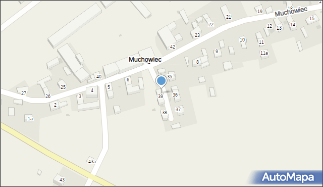 Muchowiec, Muchowiec, 39/2, mapa Muchowiec