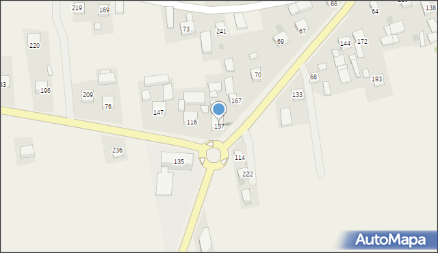 Muchówka, Muchówka, 137, mapa Muchówka