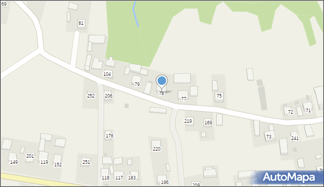 Muchówka, Muchówka, 78, mapa Muchówka