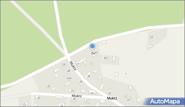 Mukrz, Mukrz, 26a, mapa Mukrz