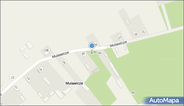 Mulawicze, Mulawicze, 82, mapa Mulawicze