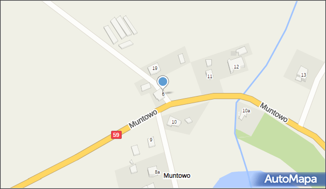 Muntowo, Muntowo, 6, mapa Muntowo