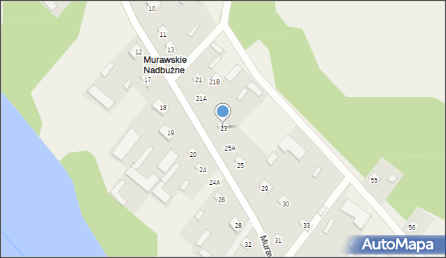 Murawskie Nadbużne, Murawskie Nadbużne, 23, mapa Murawskie Nadbużne