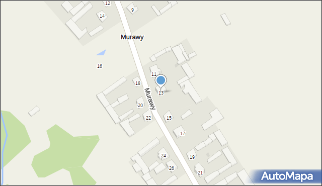 Murawy, Murawy, 13, mapa Murawy
