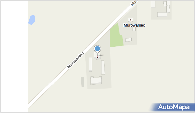 Murowaniec, Murowaniec, 1, mapa Murowaniec