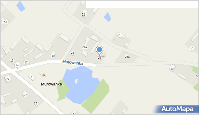 Murowanka, Murowanka, 26, mapa Murowanka