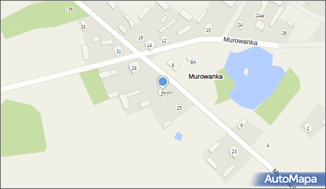 Murowanka, Murowanka, 27, mapa Murowanka