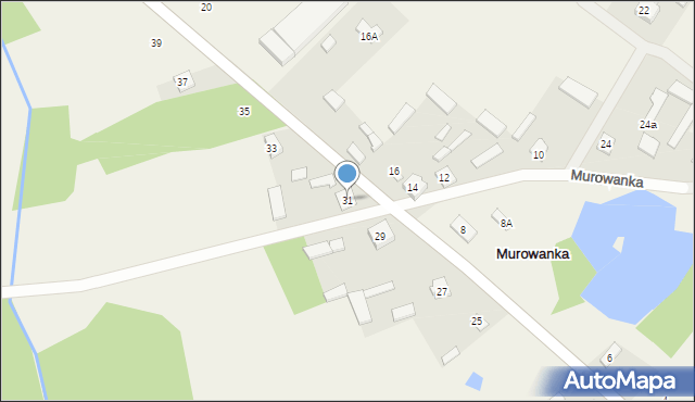 Murowanka, Murowanka, 31, mapa Murowanka