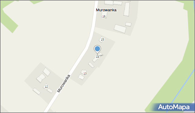 Murowanka, Murowanka, 14, mapa Murowanka