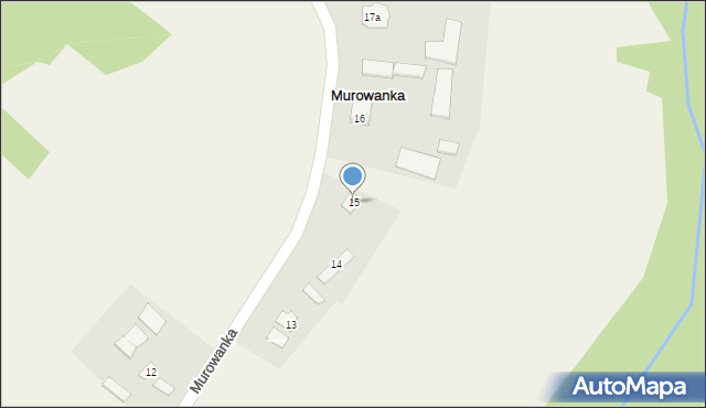 Murowanka, Murowanka, 15, mapa Murowanka