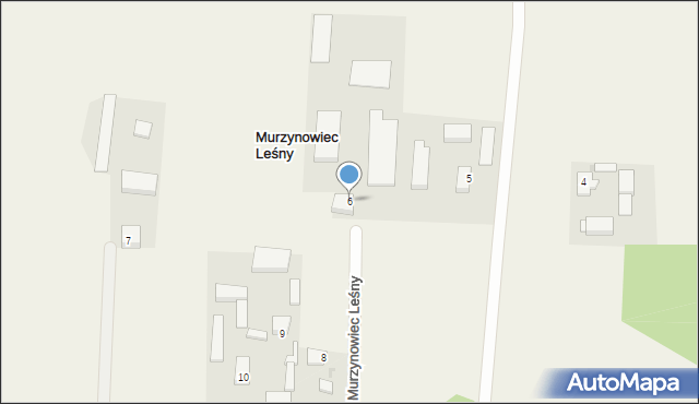 Murzynowiec Leśny, Murzynowiec Leśny, 6, mapa Murzynowiec Leśny